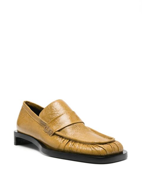 Jil Sander 30mm leather loafers - Green