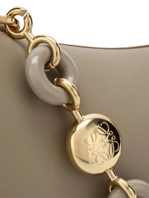 LOEWE medium Ola chain-embellished flap shoulder bag - Neutrals