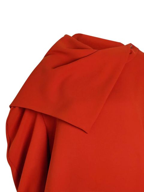 A.W.A.K.E. Mode draped blouse - Orange - zdjęcie produktu nr 2