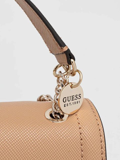 Guess torebka NOELLE kolor brązowy HWZG78 79210