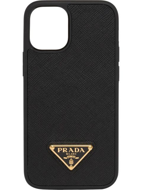 Prada iPhone 12 Mini logo case - Black