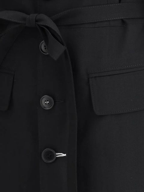 MM6 Maison Margiela belted coat - Black