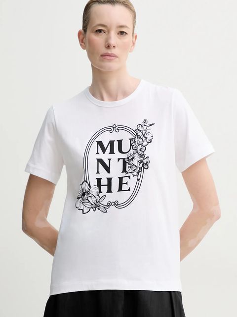 MUNTHE t-shirt bawełniany FYNELLA