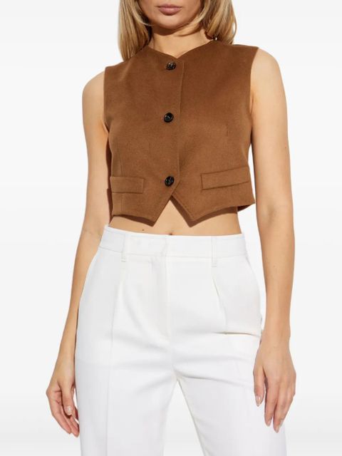 Max Mara Edda buttoned jacket - Brown