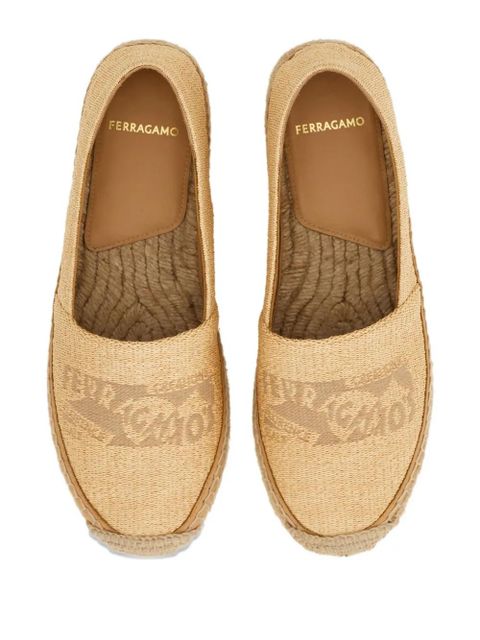 Ferragamo Venna-logo espadrilles - Neutrals