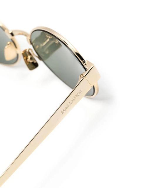 Saint Laurent Eyewear SL 692 oval-frame sunglasses - Gold
