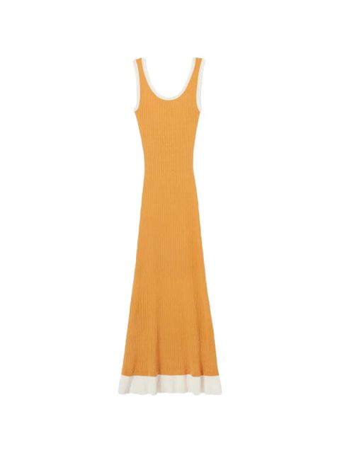 Claudie Pierlot scalloped knitted dress - Orange - zdjęcie produktu nr 1