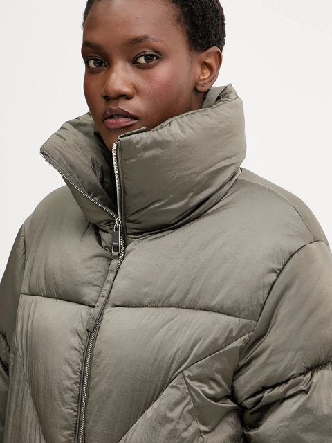 BOSS Orange kurtka kolor zielony zimowa 50548035