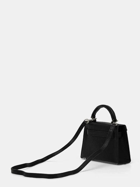 Silvian Heach torebka skórzana SANITA kolor czarny RCP25016BO