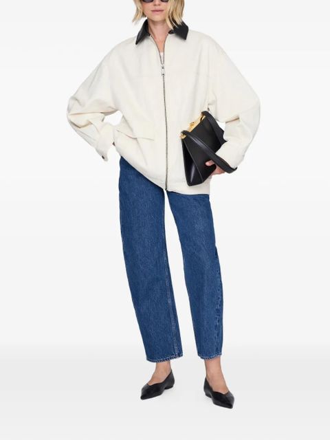 ANINE BING Holden contrast-collar jacket - Neutrals - zdjęcie produktu nr 2