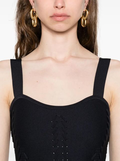 Maje babydoll knitted dress - Blue