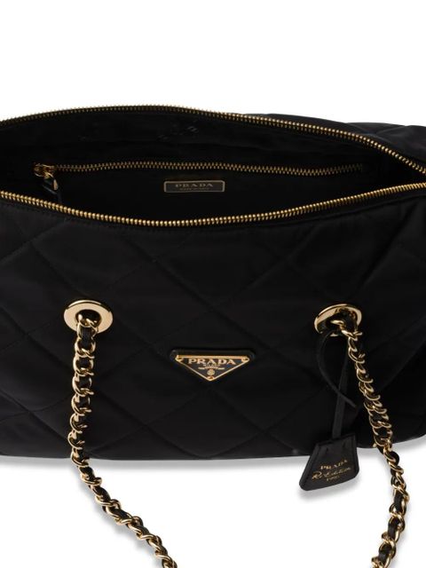 Prada quilted shoulder bag - Black
