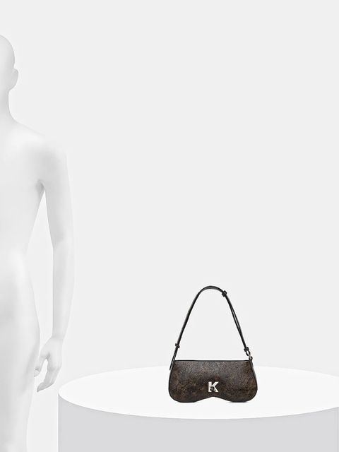 Karl Lagerfeld Jeans torebka kolor brązowy A4W30281