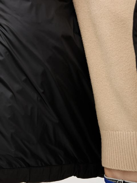 Hugo Blue kurtka kolor czarny zimowa oversize 50547675