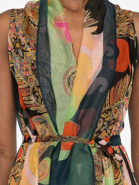 ETRO paisley-print coat - Blue