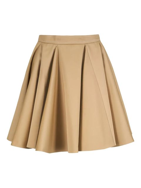 Marni pleated mini skirt - Neutrals - zdjęcie produktu nr 1