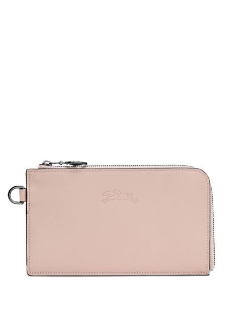 Longchamp Le Pliage Xtra leather clutch bag - Pink - zdjęcie produktu nr 1