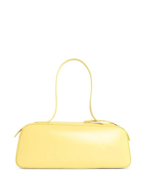 KHAITE Simona leather shoulder bag - Yellow - zdjęcie produktu nr 2