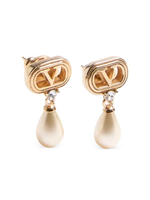 Valentino Garavani Ovalette drop earrings - Gold - zdjęcie produktu nr 1