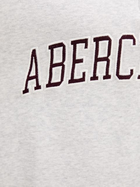 Abercrombie & Fitch bluza damska kolor szary melanżowa KI152-5427-112