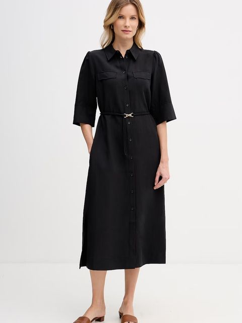 Mos Mosh sukienka letnia z lnu Alexis - zdjęcie produktu nr 2