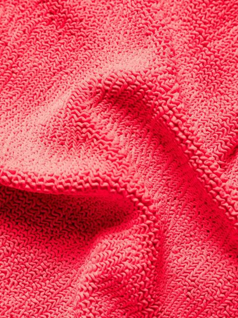 Hunza G low-back textured swimsuit