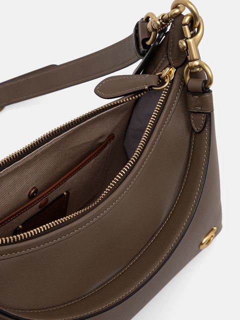 Coach torebka skórzana Juliet kolor brązowy CR981