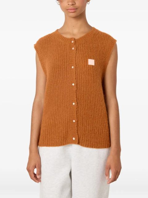 American Vintage East sleeveless button vest - Brown - zdjęcie produktu nr 2