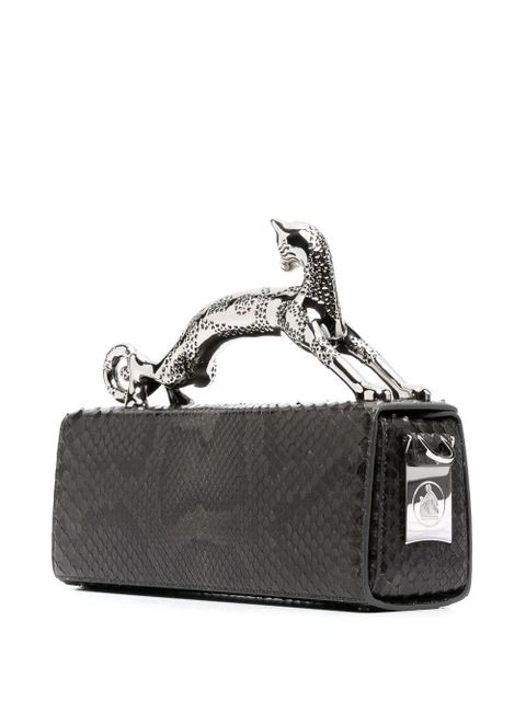 Lanvin snakeskin mini tote - Grey