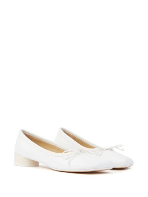 MM6 Maison Margiela 30mm Anatomic Ballerinas - White