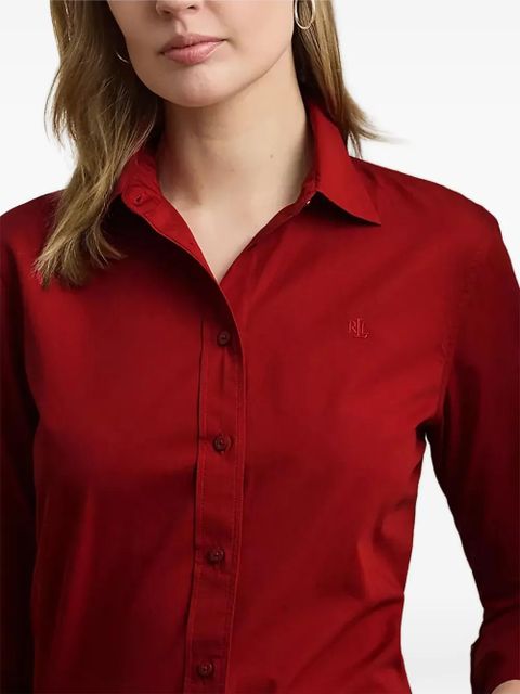 Lauren Ralph Lauren embroidered-logo cotton shirt