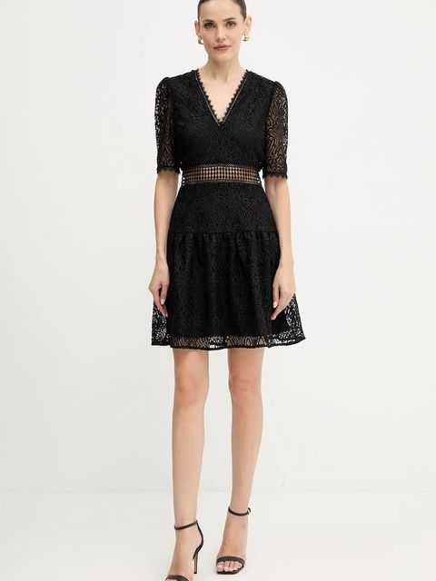 Morgan sukienka kolor czarny mini rozkloszowana RJULE - zdjęcie produktu nr 2