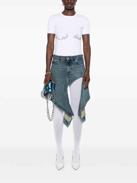 Jean Paul Gaultier logo-print cotton T-shirt - White