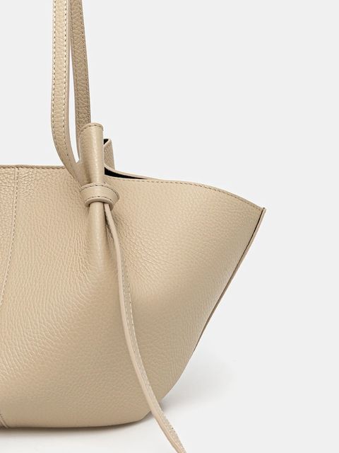 Yuzefi torebka skórzana MOCHI kolor beżowy YUZRS26-HB-MO-L066