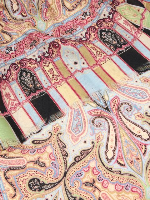 ETRO floral scarf - Blue - zdjęcie produktu nr 2