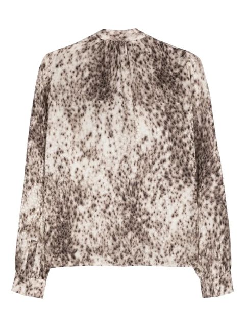 Givenchy leopard-print silk blouse - Brown - zdjęcie produktu nr 2