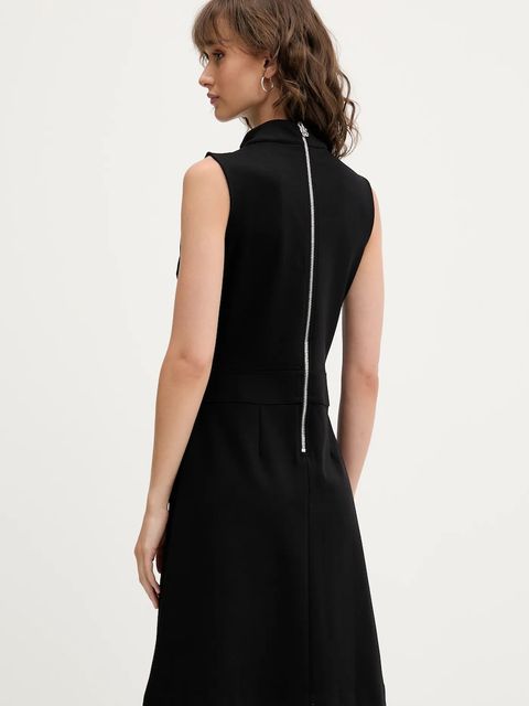 HUGO sukienka kolor czarny mini rozkloszowana 50542729