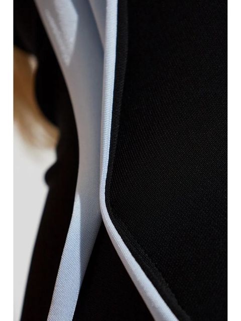 Victoria Beckham asymmetric maxi dress - Black