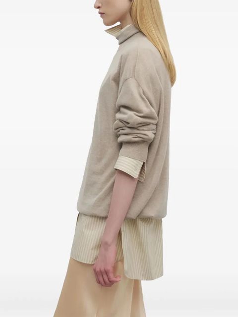 The Row Jabari knitted top - Neutrals