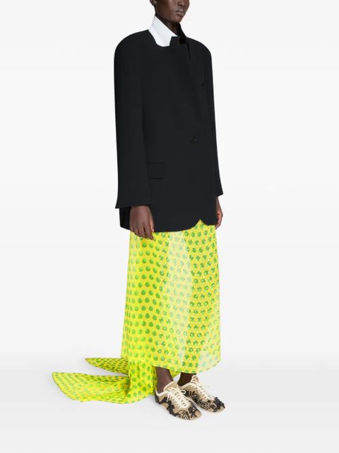 DRIES VAN NOTEN oversized crêpe blazer - Black