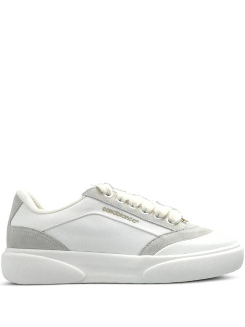 Casablanca suede-panel lace-up sneakers - White - zdjęcie produktu nr 1