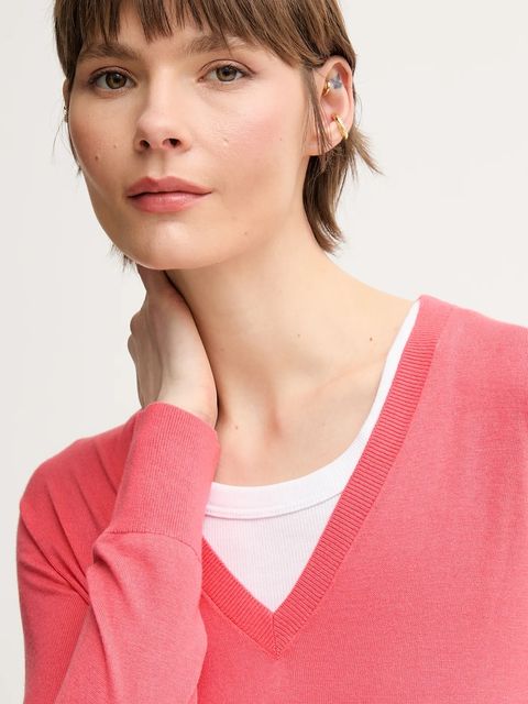 United Colors of Benetton sweter z domieszką jedwabiu