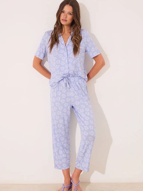 women'secret piżama damska kolor niebieski 4752519 - zdjęcie produktu nr 1