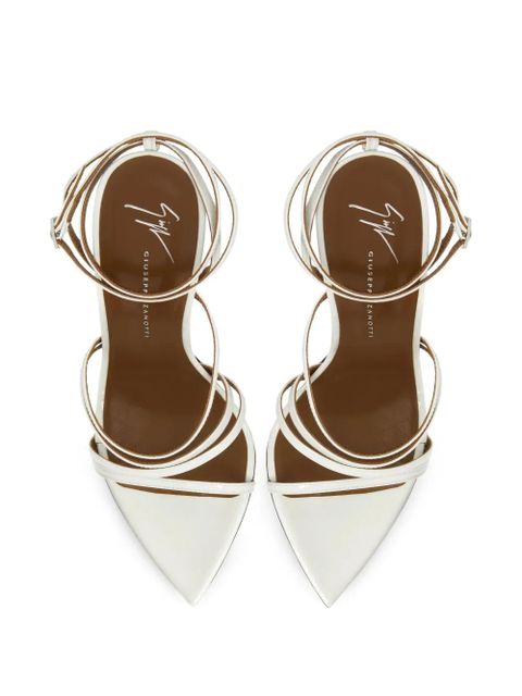 Giuseppe Zanotti 105mm Intriigo Claire sandals - White