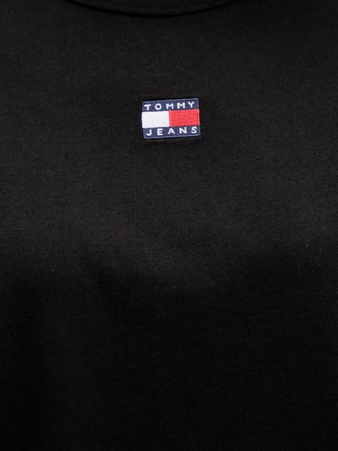 Tommy Jeans t-shirt bawełniany damski kolor czarny DW0DW22202