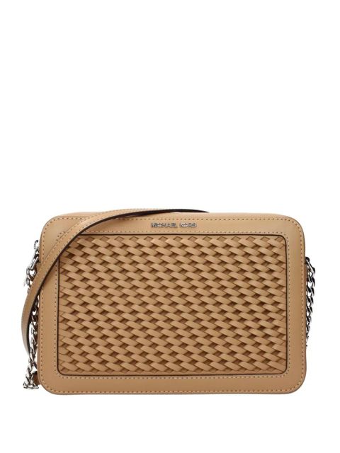 Michael Kors large Jet Set leather crossbody bag - Neutrals - zdjęcie produktu nr 1