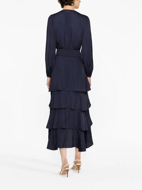 Maje ruffled maxi dress - Blue