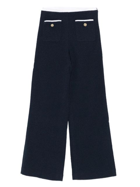 Maje tweed straight-leg trousers - Blue - zdjęcie produktu nr 1