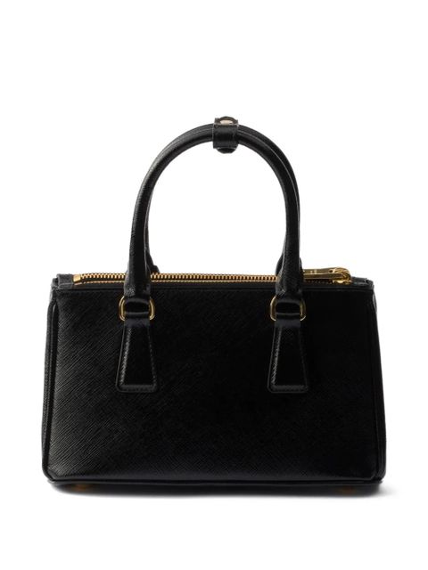 Prada mini Galleria leather tote bag - Black