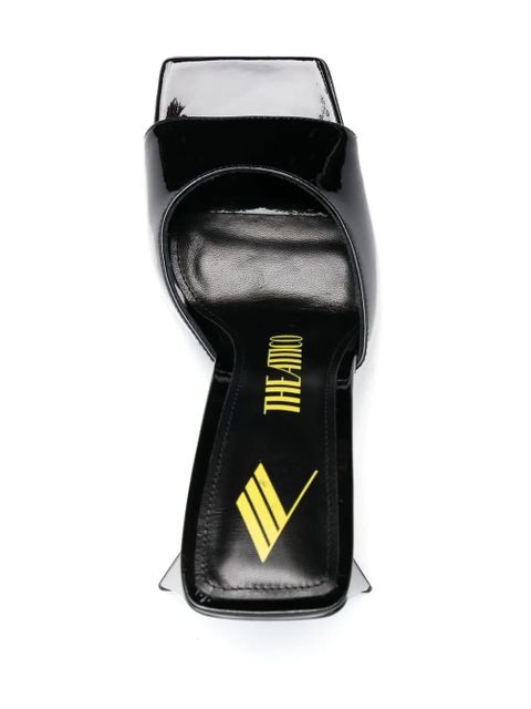 The Attico 115mm Devon square-toe sandals - Black - zdjęcie produktu nr 2